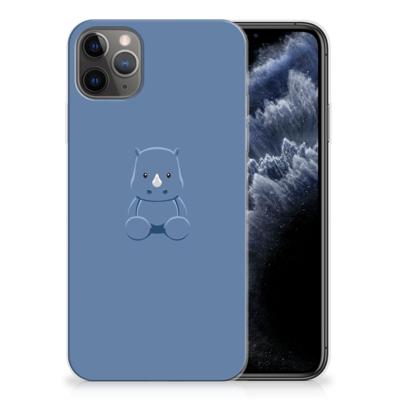 Apple iPhone 11 Pro Max Telefoonhoesje met Naam Baby Rhino Apple iPhone 11 Pro Max Telefoonhoesje met Naam Baby Rhino