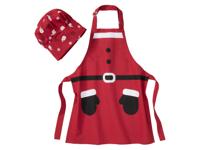 LIVARNO home Kinderschort en -koksmuts (Rood)