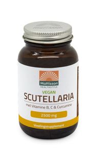 Scutellaria 2500mg met vit B C curcumine vegan