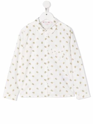 Bonpoint blouse Pea en coton biologique - Blanc