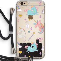 Fantasiewereld: iPhone 6 / 6S Transparant Hoesje met koord