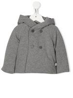 TEDDY & MINOU manteau en polaire à boutonnière croisée - Gris