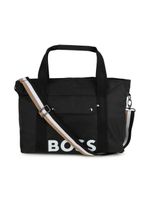 BOSS Kidswear sac à langer en toile à logo imprimé - Noir - thumbnail