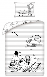 Moomin Dekbedovertrek Sunrise 140 x 200 cm (70 x 90 cm)