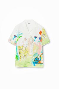 Arty resort shirt - WHITE - L