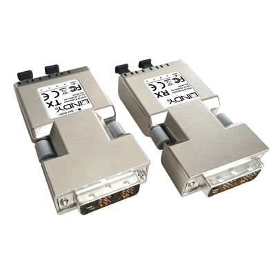 LINDY DVI-D Extender, Transmitter and Receiver DVI-D-extender DVI Via glasvezelkabel 500 m