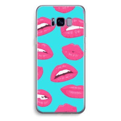 Bite my lip: Samsung Galaxy S8 Plus Transparant Hoesje