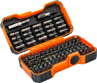 Bahco 59/s100bc-ip bitset, 100-delig voor gleuf-, phillips®, pozidriv®, hexagon, robertson en torx® - 59/s100bc