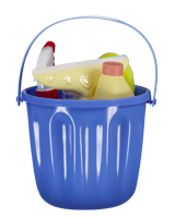 Speelgoed schoonmaakset - Blauw