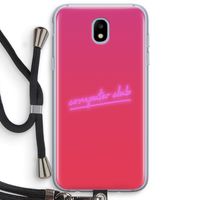 Vice Glow: Samsung Galaxy J5 (2017) Transparant Hoesje met koord