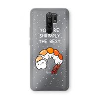 You're Shrimply The Best: Xiaomi Redmi 9 Transparant Hoesje