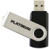 Platinum TWISTER USB flash drive 2 GB USB Type-A 2.0 Zwart, Zilver - thumbnail