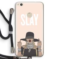 Slay All Day: Huawei Ascend P8 Lite (2017) Transparant Hoesje met koord