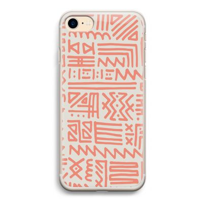 Marrakech Pink: iPhone 7 Transparant Hoesje