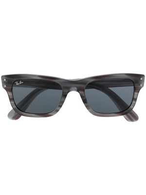 Ray-Ban lunettes de soleil Mr. Burbank à monture rectangulaire - Bleu