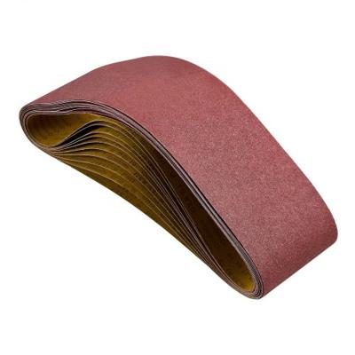 VEVOR schuurbanden, 152 x 1219 mm schuurpapier bandschuurmachine 10 stuks 80 korrel, aluminiumoxide schuurband voor houtbewerking, staal, aluminium, non-ferrometalen
