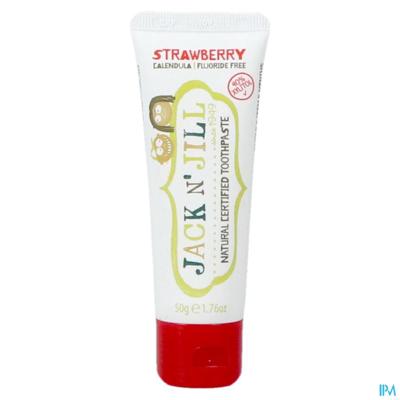Jack N' Jill Natuurlijke Tandpasta 6+ Maand Aardbei 50g