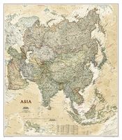 Wandkaart Azië, politiek & antiek, 84 x 96 cm | National Geographic - thumbnail