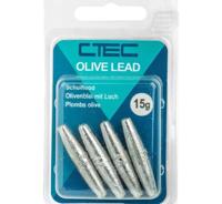 CTEC CTEC Olive Long Sinker 4G 5 Stuks