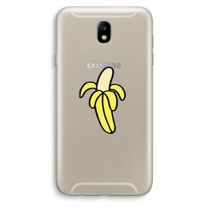 Banana: Samsung Galaxy J7 (2017) Transparant Hoesje