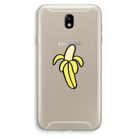 Banana: Samsung Galaxy J7 (2017) Transparant Hoesje - thumbnail
