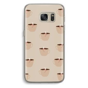 Morning coffee: Samsung Galaxy S7 Transparant Hoesje