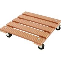 Siena Garden J41403 Transportroller Houtcomposiet (WPC) Laadvermogen (max.): 60 kg 30 cm x 30 cm