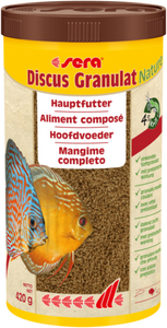 Sera Discus Granulat Nature 1000ml - Natuurlijk Voer voor Discus & Siervissen Zonder Toevoegingen