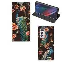 OPPO Find X3 Neo | Hoesje maken | Pauw met Bloemen