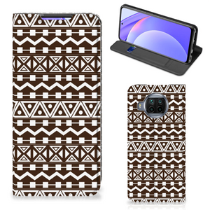 Xiaomi Mi 10T Lite Hoesje met Magneet Aztec Brown