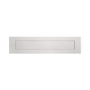 Formani Square LSQ620 briefplaat 400x100 PVD mat RVS