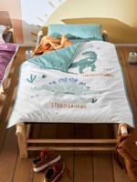 Personaliseerbare slaapset kleuterschool MINILI DINOS groen