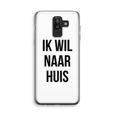 Ik wil naar huis: Samsung Galaxy J8 (2018) Transparant Hoesje