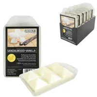 Gala waxmelts pyramide sandalwood/vanille 6 stuks | 12 stuks