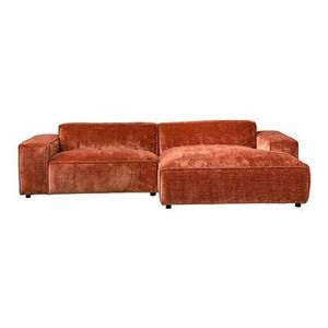 by fonQ Chunky Chaise Longue Rechts - Terra - Rib