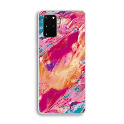 Pastel Echoes: Samsung Galaxy S20 Plus Transparant Hoesje