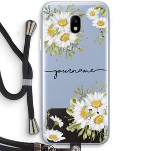 Daisies: Samsung Galaxy J3 (2017) Transparant Hoesje met koord