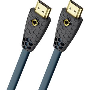 Oehlbach D1C92602 HDMI-kabel HDMI Aansluitkabel HDMI-A-stekker, HDMI-A-stekker 2.00 m Petrol-blauw, Antraciet 8K UHD