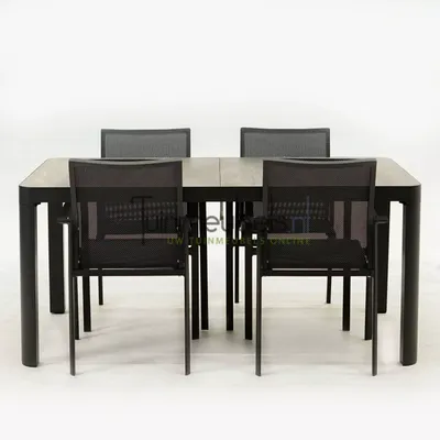 Tuinset Delia met Castilla 160cm tafel
