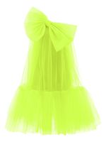 Tulleen robe en tulle Maggi à nœud oversize - Vert