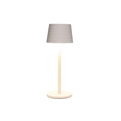Portable lamp 22,5x8,5 cm mat wit - Annas collection