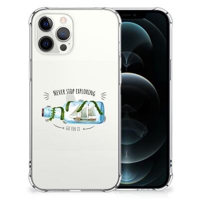iPhone 12 Pro Max Stevig | Bumper Hoesje | Boho Bottle