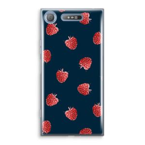 Framboosjes: Sony Xperia XZ1 Transparant Hoesje