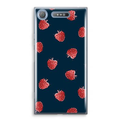 Framboosjes: Sony Xperia XZ1 Transparant Hoesje