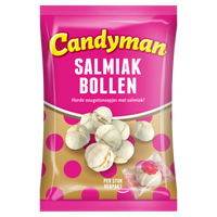 Candyman Salmiak bollen 100g bij Jumbo
