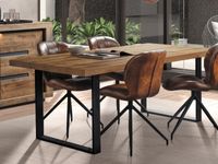 Rechthoekige eettafel SCOFILD 230 cm tropix hout - thumbnail