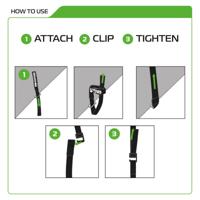 OXFORD snelbinders "atlas g-haak atlas g-hook 17mm x 1,2m black pair