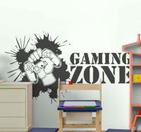 Muurstickers bordspellen Gaming zone tieners - thumbnail