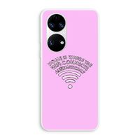 Home Is Where The Wifi Is: Huawei P50 Transparant Hoesje