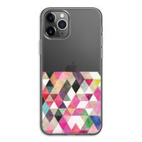 Gekleurde driehoekjes: iPhone 11 Pro Transparant Hoesje